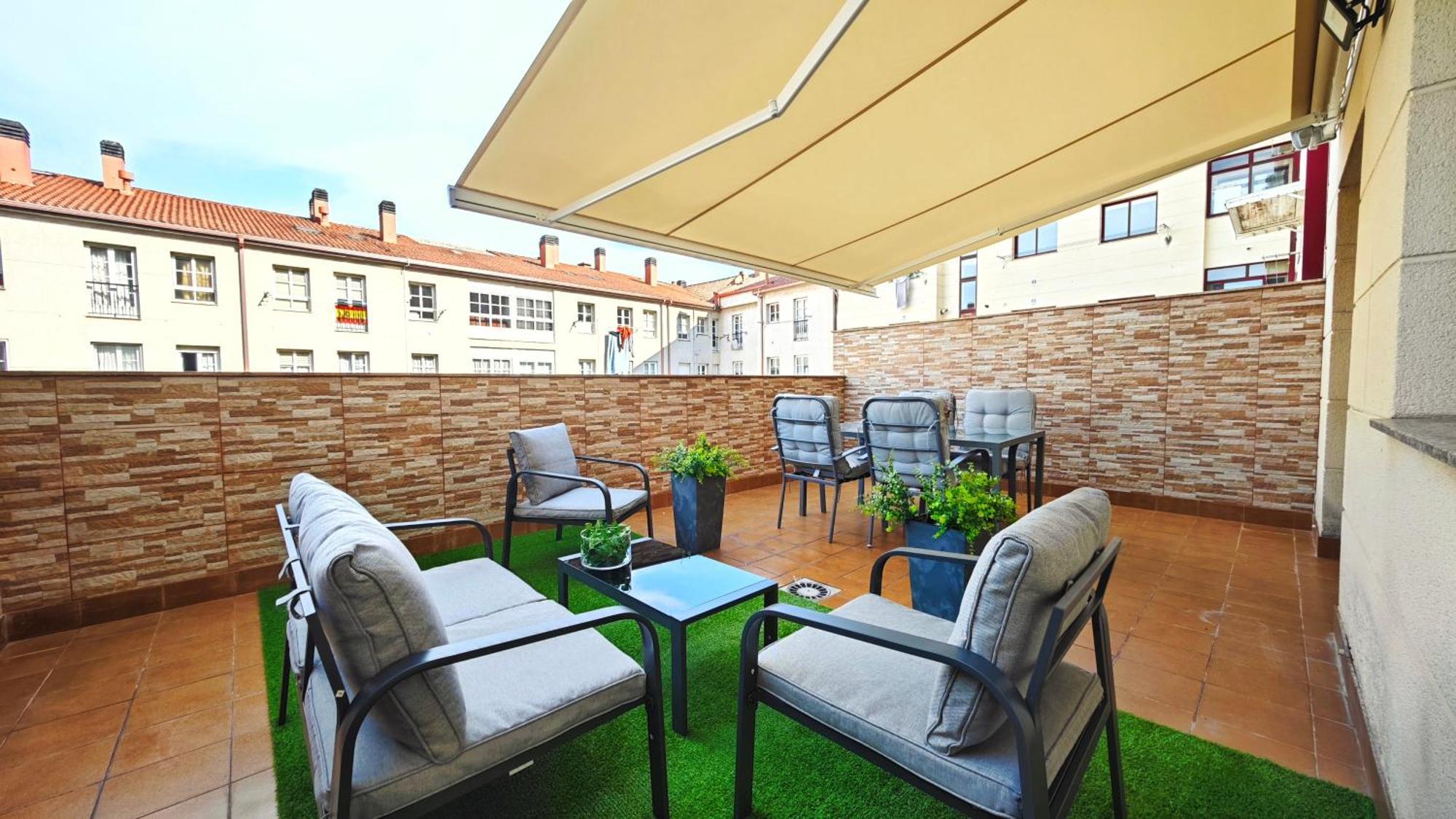 Piso Centrico Santiago De Compostela Con Amplia Terraza Lägenhet Exteriör bild