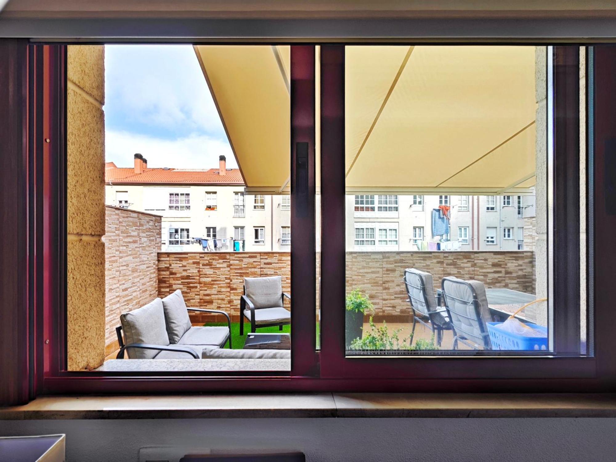 Piso Centrico Santiago De Compostela Con Amplia Terraza Lägenhet Exteriör bild